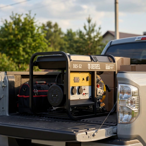 Генератор дизельный DES-32, 3,2 кВт, 230 В, 11 л, ручной стартер Denzel по ценам производителя в Казани с доставкой по всей России