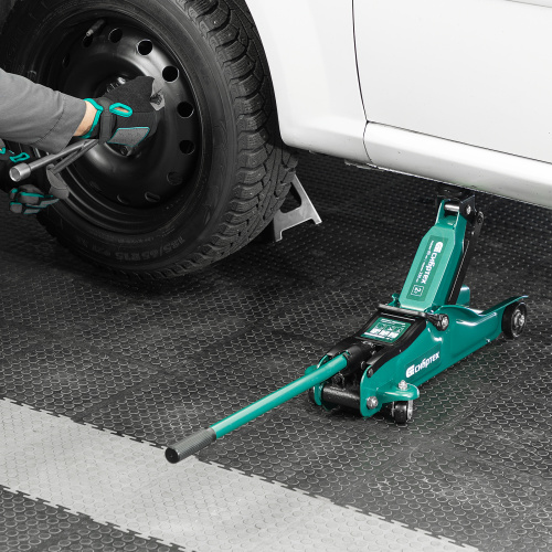 Домкрат гидравлический подкатной, 2 т, 85-330 мм, низкий подхват Сибртех по ценам производителя в Казани с доставкой по всей России