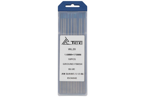 Вольфрамовый электрод синий WL20-175/1.6 (10 шт) купить в Москве с доставкой по всей России | ProtosMarket.ru