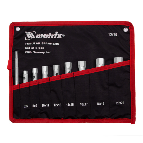 Набор ключей трубчатых торцевых 9 предметов Matrix купить в Москве с доставкой по всей России | ProtosMarket.ru