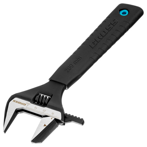 Ключ разводной, переставная губка, 200 мм, CRV GROSS купить в Москве с доставкой по всей России | ProtosMarket.ru