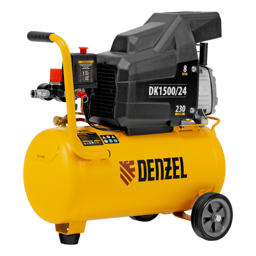 Компрессор воздушный DK1500/24, Х-PRO 1.5 кВт, 230 л/мин, 24 л Denzel купить в Москве с доставкой по всей России | ProtosMarket.ru
