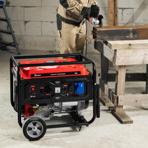 Генератор бензиновый RS-9000, 7 кВт, 230В, ручной стартер MTX по ценам производителя в Казани с доставкой по всей России