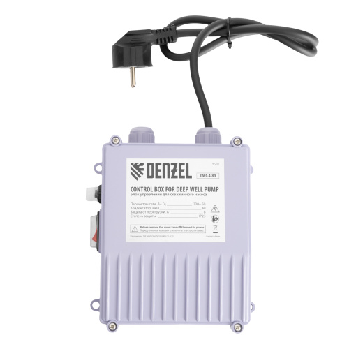 Скважинный насос DWC-4-80, центробежный, диаметр 4", 1500 Вт, 5700 л/ч, напор 80 м Denzel купить в Москве с доставкой по всей России | ProtosMarket.ru
