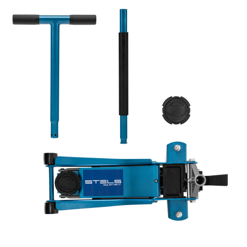 Домкрат гидравлический подкатной 3 т, быстрый подъем, Low profile quick lift, 75-505 мм, профессиональный STELS купить в Москве с доставкой по всей России | ProtosMarket.ru