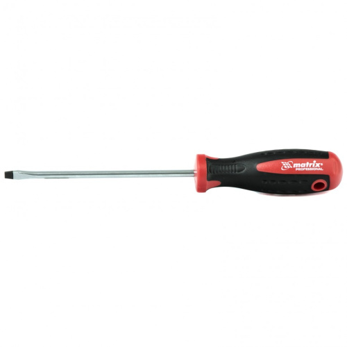 Отвертка Profi, SL5.5 х 125 мм, S2, двухкомпонентная рукоятка Matrix по ценам производителя в Казани с доставкой по всей России