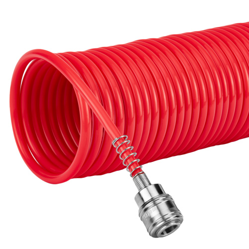 Шланг спиральный воздушный, 15 м, с быстросъемными соединениями Matrix купить в Москве с доставкой по всей России | ProtosMarket.ru