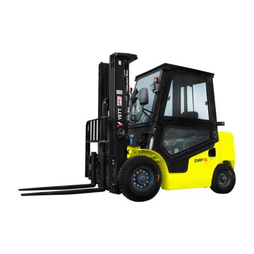 Дизельный погрузчик с кабиной YETT DRP15-XCK2-M300-3W-K купить в Москве с доставкой по всей России | ProtosMarket.ru