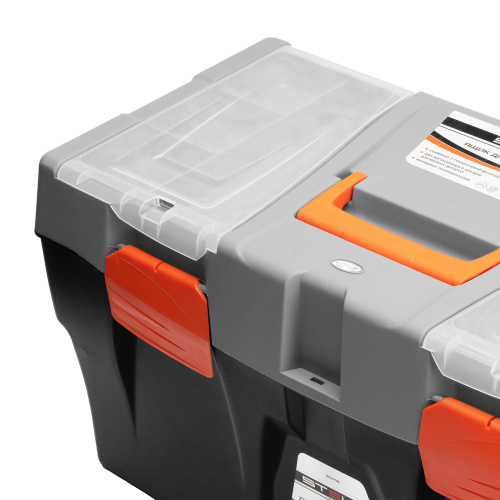 Ящик для инструмента 23", 590х300х300 мм, пластик Россия// Stels купить в Москве с доставкой по всей России | ProtosMarket.ru