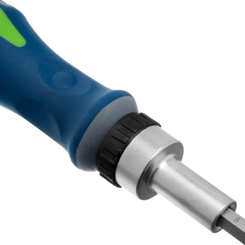 Отвертка реверсивная с набором бит и торцевых головок, 25 шт, CrV, чехол Сибртех купить в Москве с доставкой по всей России | ProtosMarket.ru