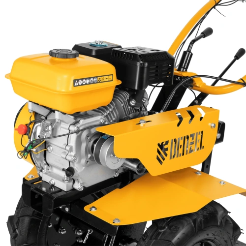 Мотоблок DPT-270, 7 л.с, ременное сцепление, ширина 85 см, глубина 35 см, фрез 3 х 4, ШОМ, передачи 2В/1Н Denzel по ценам производителя в Казани с доставкой по всей России