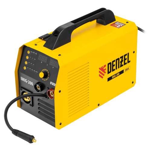 Аппарат инвертор. полуавтомат. cварки IMIG-200, 200 А, ПВ 60%, катушка 5 кг Denzel купить в Москве с доставкой по всей России | ProtosMarket.ru