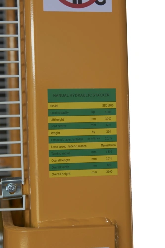 Штабелер гидравлический 0,5 т 1,6 м XILIN SDJ500 по ценам производителя в Казани с доставкой по всей России