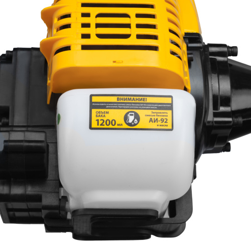 Триммер бензиновый DT-52E, 52 см3, неразъемная штанга, электростартер, состоит из 2 частей Denzel купить в Москве с доставкой по всей России | ProtosMarket.ru