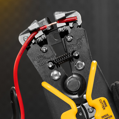 Щипцы для зачистки электропроводов 0,2-6 мм², функция обрезания проводов Denzel купить в Москве с доставкой по всей России | ProtosMarket.ru