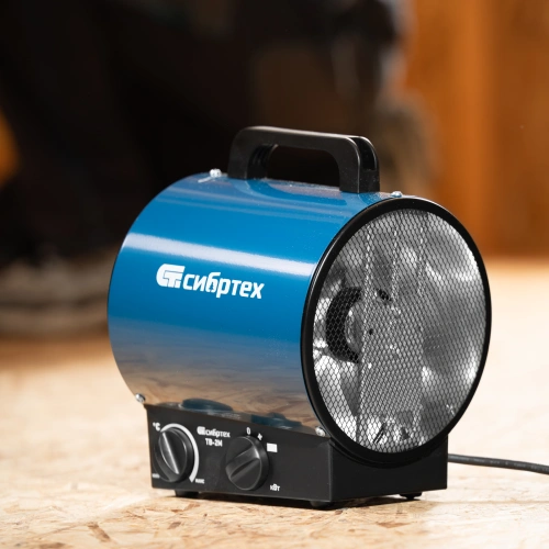 Тепловая пушка ТВ-2М (тепловентилятор), 230 В, 2 режима: вентилятор / 2000 Вт Сибртех по ценам производителя в Казани с доставкой по всей России
