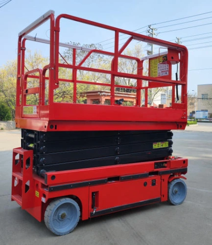 Подъемник ножничный самоходный с выдвижной платформой 230 кг 6/8 м TOR AMSL0608 DC аккумуляторный купить в Москве с доставкой по всей России | ProtosMarket.ru