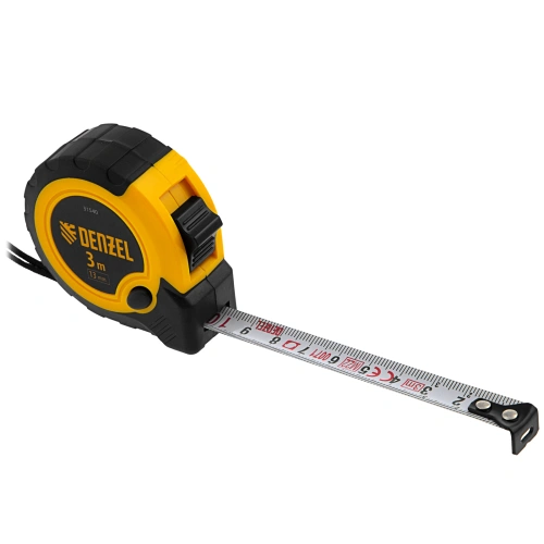 Рулетка 3м х 13мм, двухкомп. корпус, кнопка-пауза Denzel по ценам производителя в Казани с доставкой по всей России