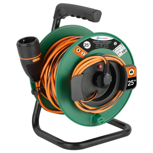 Кабель удлинитель на барабане ELECTRALOCK 3x1 (25 метров, 16A, оранжевый) по ценам производителя в Казани с доставкой по всей России