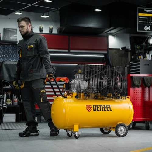 Компрессор воздушный рем. привод BCV 4000-T/200, 4,0 кВт, 200 литров, 690 л/мин Denzel по ценам производителя в Казани с доставкой по всей России