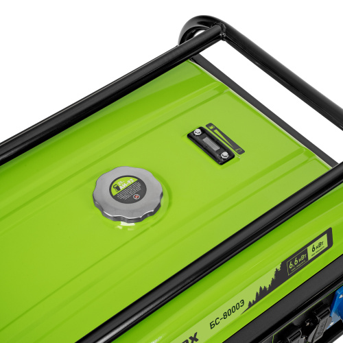 Генератор бензиновый БС-8000Э, 6,6 кВт, 230В, четырехтактный, 25 л, электростартер Сибртех по ценам производителя в Казани с доставкой по всей России