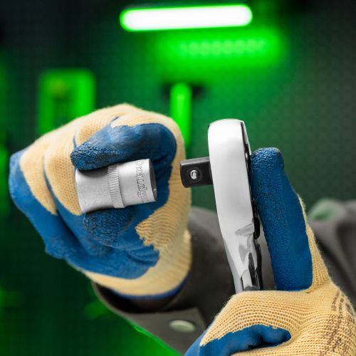 Ключ-трещотка 1/2", 45 зубьев, с быстрым сбросом, CrV, хром Сибртех купить в Москве с доставкой по всей России | ProtosMarket.ru