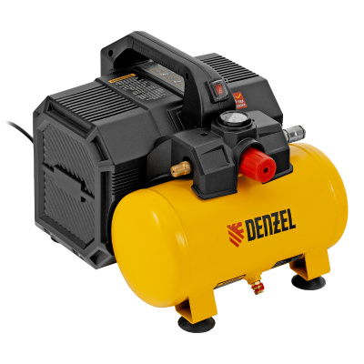 Компрессор  DLS750/6 безмасляный малошумный 750 Вт, 140 л/мин,ресивер 6 л Denzel по ценам производителя в Казани с доставкой по всей России