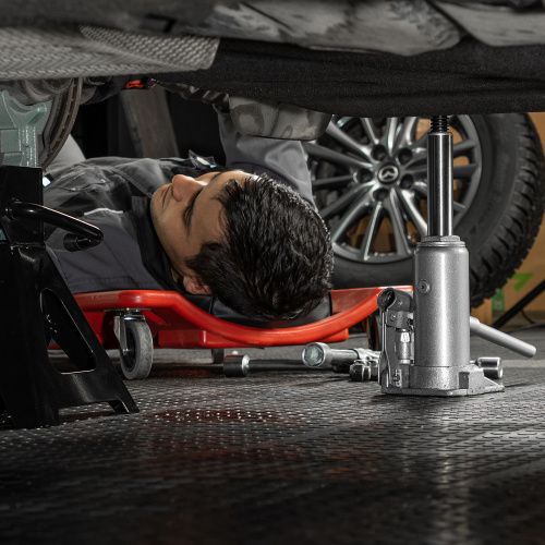 Домкрат гидравлический бутылочный, 3 т, h подъема 178-343 мм Matrix купить в Москве с доставкой по всей России | ProtosMarket.ru