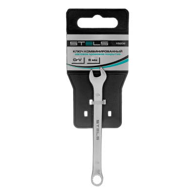 Ключ комбинированный, 6 мм, CrV, матовый хром Stels по ценам производителя в Казани с доставкой по всей России