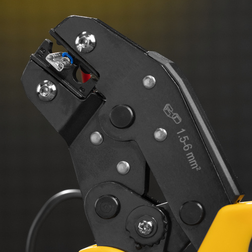 Клещи для обжима неизолированных наконечников НК и НВ, разъемов РП, 1,5 - 6 мм2 Denzel купить в Москве с доставкой по всей России | ProtosMarket.ru