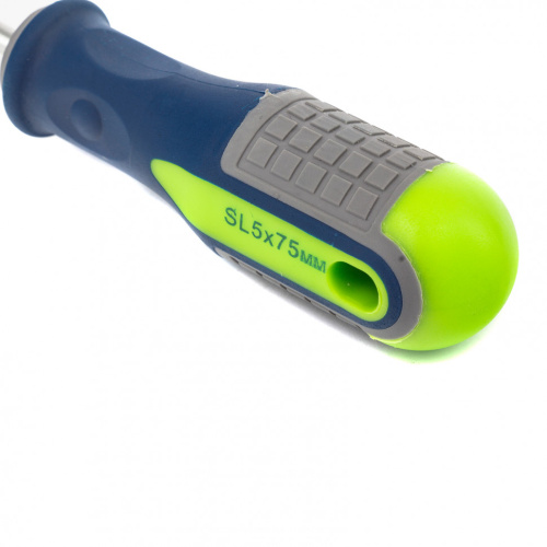 Отвертка, SL5 х 75 мм, CrV, трехкомпонентная рукоятка Сибртех купить в Москве с доставкой по всей России | ProtosMarket.ru