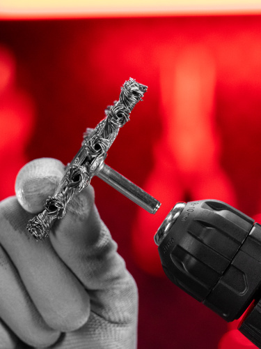 Щетка для дрели, 75 мм, плоская со шпилькой, крученая металлическая проволока Matrix по ценам производителя в Казани с доставкой по всей России