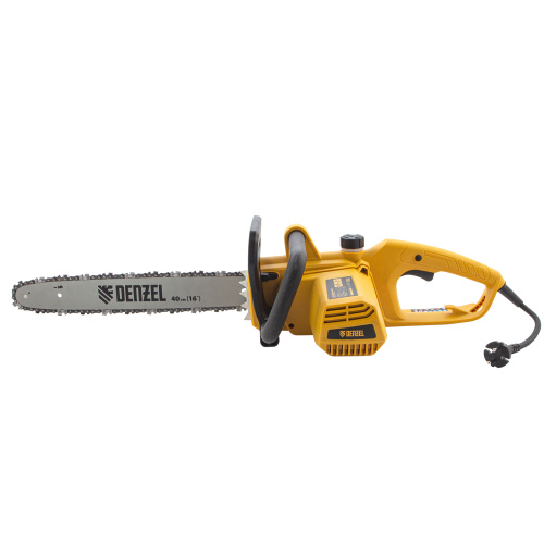 Пила цепная электрическая EDS-2000P, 2 кВт,поперечная, шина 40 см, шаг 3/8, паз 1.3 мм, 57 звеньев Denzel купить в Москве с доставкой по всей России | ProtosMarket.ru