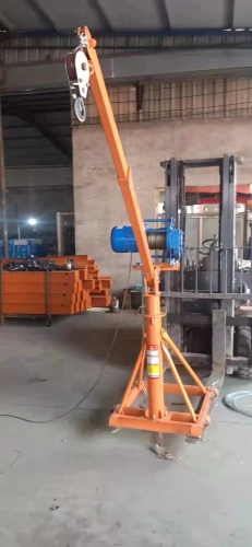 Мини-кран строительный TOR KM с поворотной стрелой и лебедкой KCD (TSA) 300/500 кг 60/30 м 220В купить в Москве с доставкой по всей России | ProtosMarket.ru