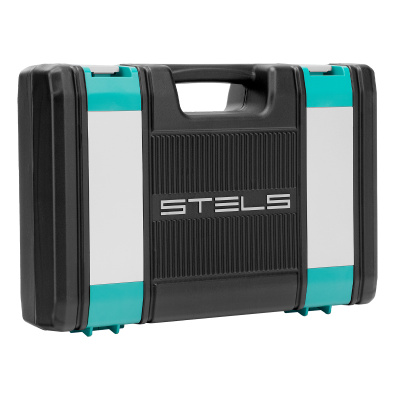 Набор инструментов, 1/2", 1/4", CrV, пластиковый кейс 82 предмета Stels купить в Москве с доставкой по всей России | ProtosMarket.ru