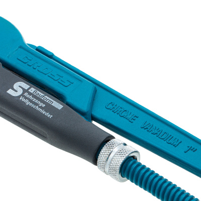 Ключ трубный рычажный 1, №1, цельнокованый, CrV, тип "S" Gross купить в Москве с доставкой по всей России | ProtosMarket.ru