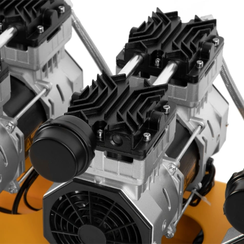 Компрессор безмасляный, малошумный  DLS 2250/100, 2250 Вт, 3x750, 100 л, 410 л/мин блок управления/ Denzel купить в Москве с доставкой по всей России | ProtosMarket.ru