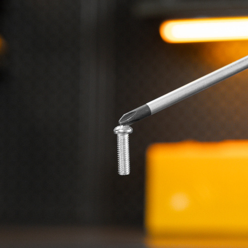 Отвертка, PH2х150 мм, S2, 3к рукоятка Denzel по ценам производителя в Казани с доставкой по всей России