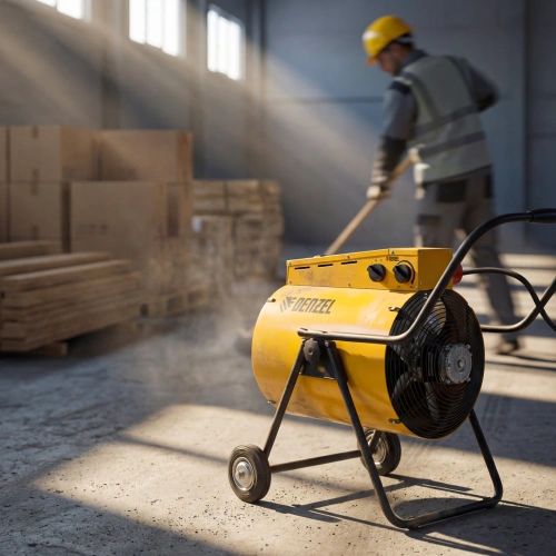 Тепловая пушка SFH-15000, 400 В, 1600 м3/ч, вентилятор 3 режима, 9000/15000 Вт Denzel по ценам производителя в Казани с доставкой по всей России