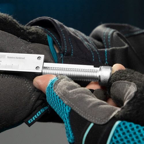 Штангенциркуль, 150 мм, 0.02 мм, нержавеющая сталь, с глубиномером Gross по ценам производителя в Казани с доставкой по всей России