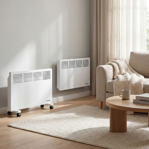 Конвектор электрический КМ-2000.2, 230 В, 2000 Вт, X-образный нагреватель, колеса, термостат MTX по ценам производителя в Казани с доставкой по всей России