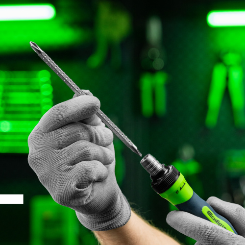 Отвертка реверсивная комбинированная PH2/SL6, CrV Сибртех купить в Москве с доставкой по всей России | ProtosMarket.ru