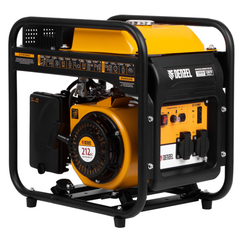 Генератор инверторный GT-3500iF, 3.5 кВт, 230 В, бак 5 л, открытый корпус, ручной старт Denzel купить в Москве с доставкой по всей России | ProtosMarket.ru