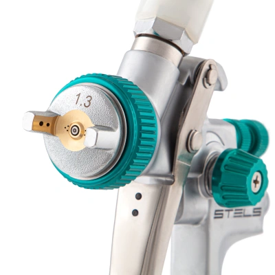 Краскораспылитель AG 901 LVMP профессиональный, гравитационного типа, сопло 1.3 и 1.1 мм Stels купить в Москве с доставкой по всей России | ProtosMarket.ru