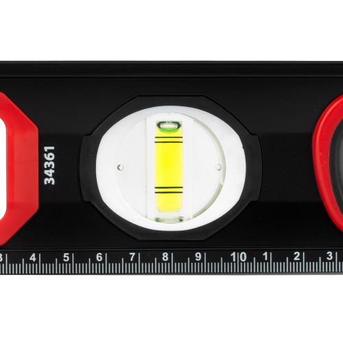 Уровень алюминиевый, усиленный, фрезерованный, 3 глазка, двухкомпонентные рукоятки, 600 мм Matrix по ценам производителя в Казани с доставкой по всей России