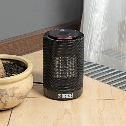 Тепловентилятор электрический керамический DTFC-1200, 3 режима, вентилятор, нагрев 600/1200 Вт Denzel по ценам производителя в Казани с доставкой по всей России