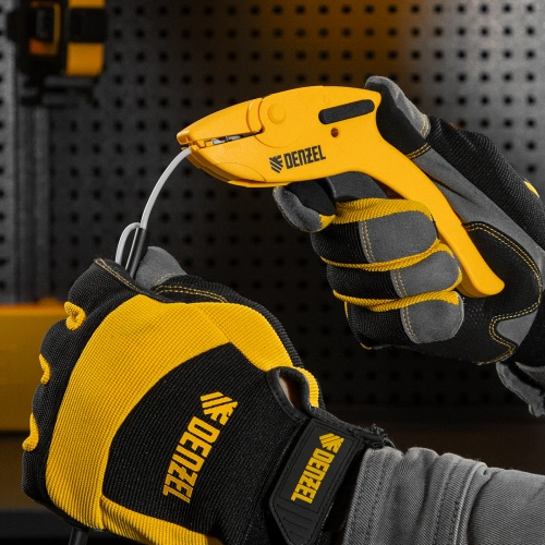 Щипцы для зачистки электропроводов, сечением 0,2-6 мм2, функция обрезания проводов Denzel купить в Москве с доставкой по всей России | ProtosMarket.ru