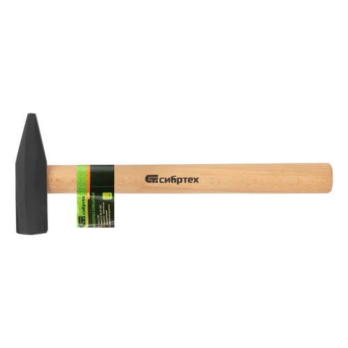 Молоток слесарный 1000 г, квадратный боек, деревянная рукоятка Сибртех купить в Москве с доставкой по всей России | ProtosMarket.ru