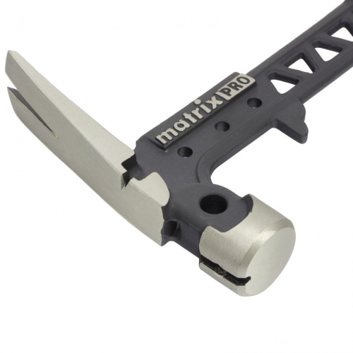 Молоток строительный, 450 г, цельнокованый, боек с магнитом, двухкомпонентная обрезиненная рукоятка Matrix Pro купить в Москве с доставкой по всей России | ProtosMarket.ru