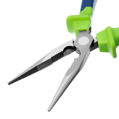 Длинногубцы прямые, 200 мм, двухкомпонентные рукоятки Сибртех купить в Москве с доставкой по всей России | ProtosMarket.ru